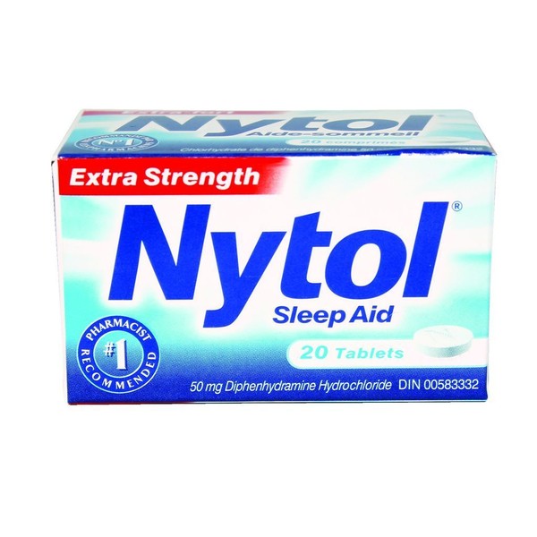 NYTOL SLEEP AID, 20 Tablets