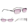 4-pack Half-rim Reading Glasses for Men and Women with Spring