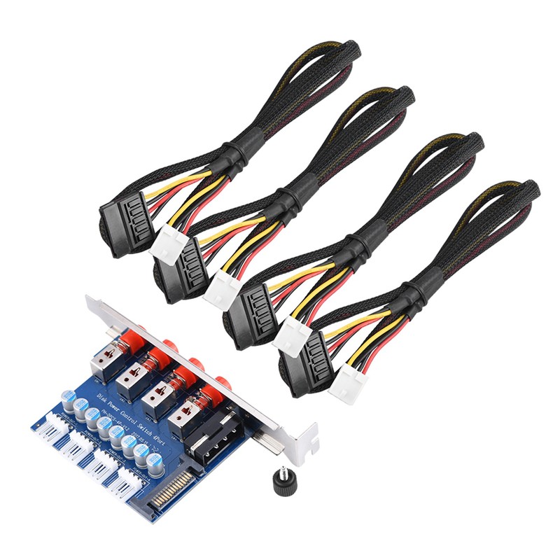 HDD Power Control Switch Hard Drive Selector SATA Drive Switcher