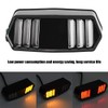 Qiilu LED Integrated Tail Light Motorcycle LED Brake Turn Tail