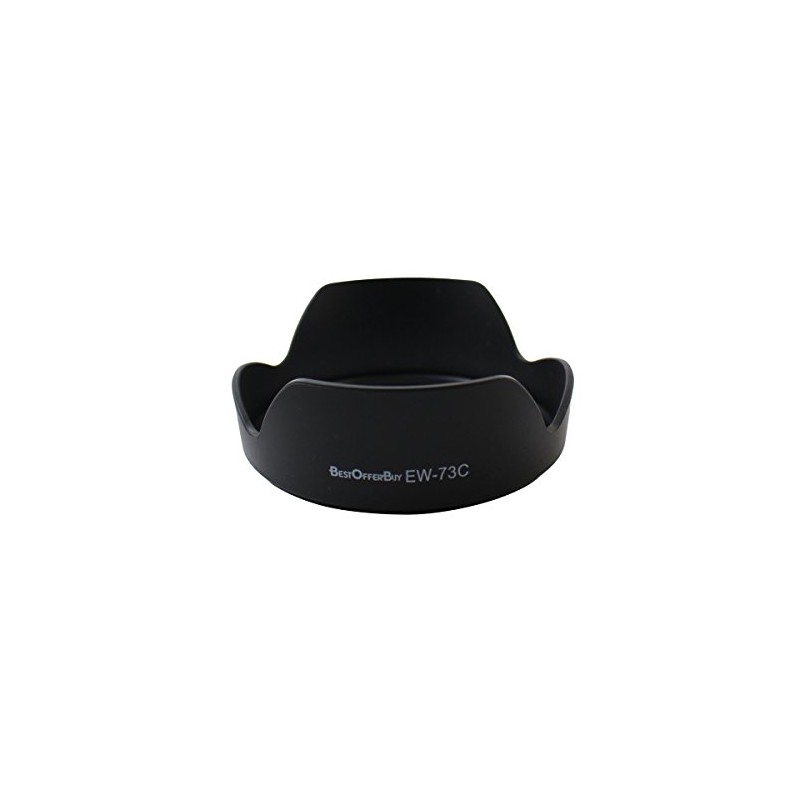 BestOfferBuy EW-73C Lens Hood For Canon EF-S 10-18mm f/4.5-5.6 IS