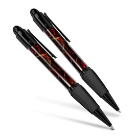 Beautiful and comfortable Set of 2 Matching Pens - 3D Topographic Map Geography #21063