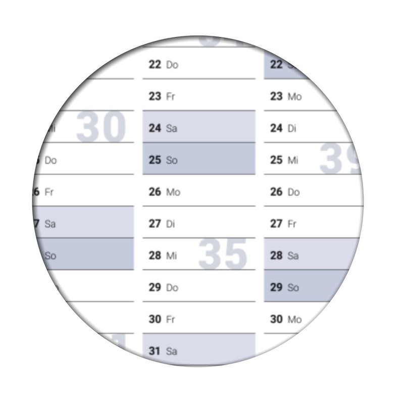 DIN B1 Wall Calendar 2027 - XL Year Planner 100