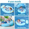Mambobaby Float with Canopy Size Improved Non Inflatable Infant Baby