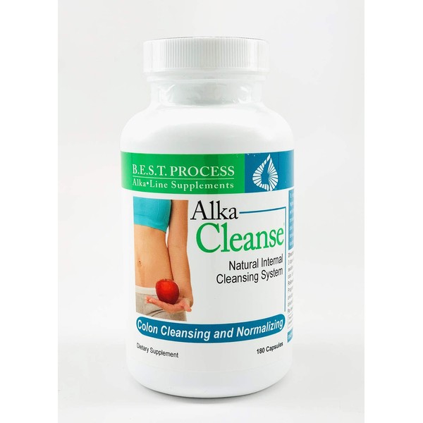 Alka•Cleanse (3 Pack) Morter HealthSystem Best Process Alkaline — Herbal Detox Colon Cleanse & Digestive Distress Formula — Psyllium Husk, Probiotics, Enzymes & Herbs