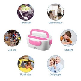 Fiambrera Eléctrica, Enchufe de Cocina de Plástico de 110V con Calentador de Aislamiento, Calefacción para Calentador, Electrodomésticos, Fiambreras