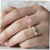 BESPORTBLE 3sets Moonstone Rings for Women Unique Engagement Jewelry Stylish