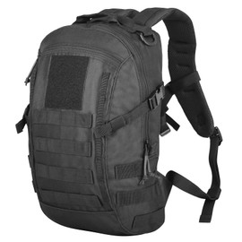 PAIWPHLI Small Tactical Backpack Military Daypack 12L Molle Bag Rucksack Army Daypack for Outdoor,Hiking,Camping,Travel (Black)