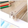 Operitacx Elegant Gold Desk Stapler Acrylic Office Stapler School Desk