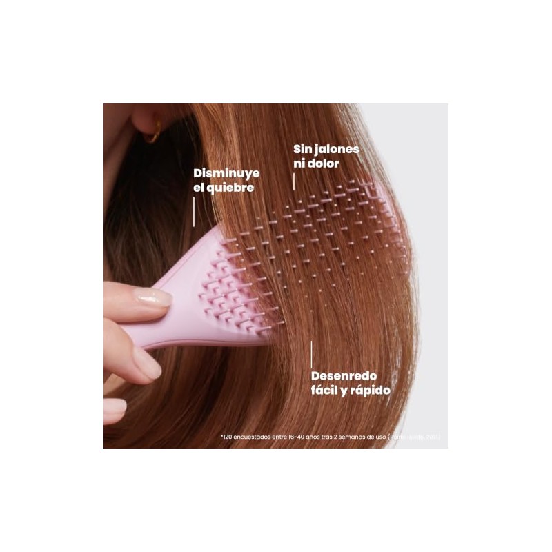 Tangle Teezer Ultimate Detangler Mini Hair Brush, Millennial Pink