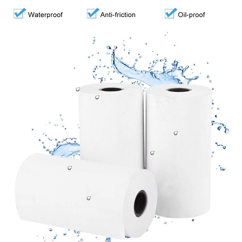 Papel de Impresora de 3 Piezas, Rollos de Papel Térmico