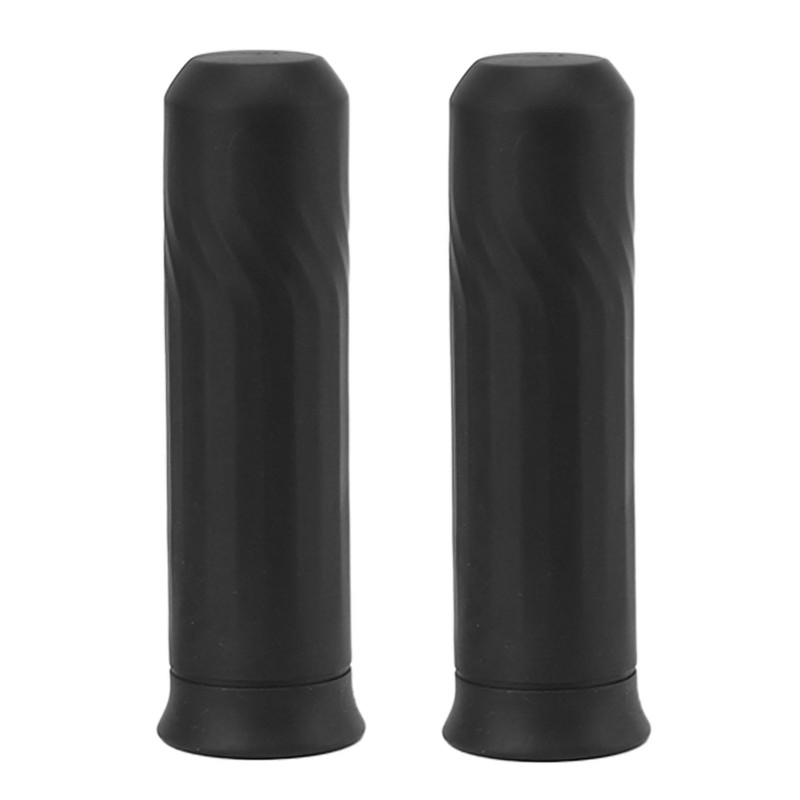 Jauarta 1 Pair Handlebar Grip Rubber Handle Grip Cover Shockproof