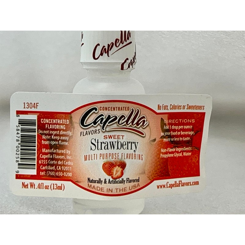 Capella Flavor Drops Sweet Strawberry Concentrate 13ml