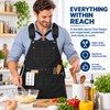 Canvas Work Apron for Kitchen & Gardening – Adjustable Utility