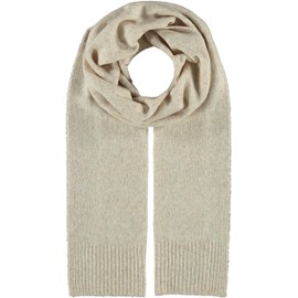 Giorgio Rimaldi® Women's Knitted Scarf Made of Wool Warm and Skin-Friendly Ideal as a Set with Matching Knitted Hat 24 x 180 cm, cream