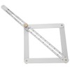 Corner Angle Finder, 4?Fold Multifunctional Angle Measuring Ruler, 0-170° Goniometer