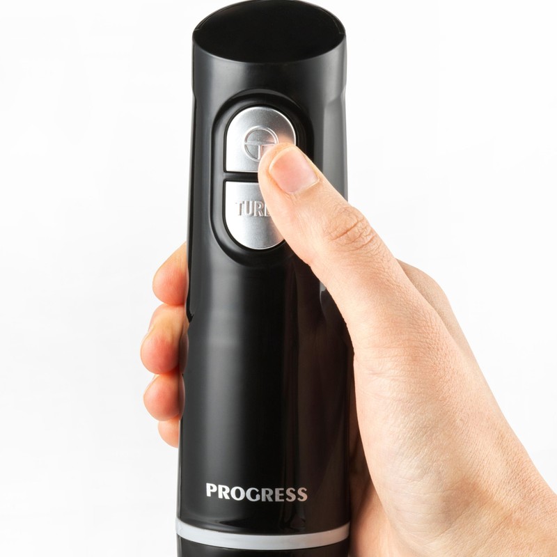 Progress EK6215 Hand Blender – Turbo Function, Stainless Steel Blade,