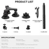 BMUUPY Suction Car Mount Kit for Insta360 x4, x3, x2,