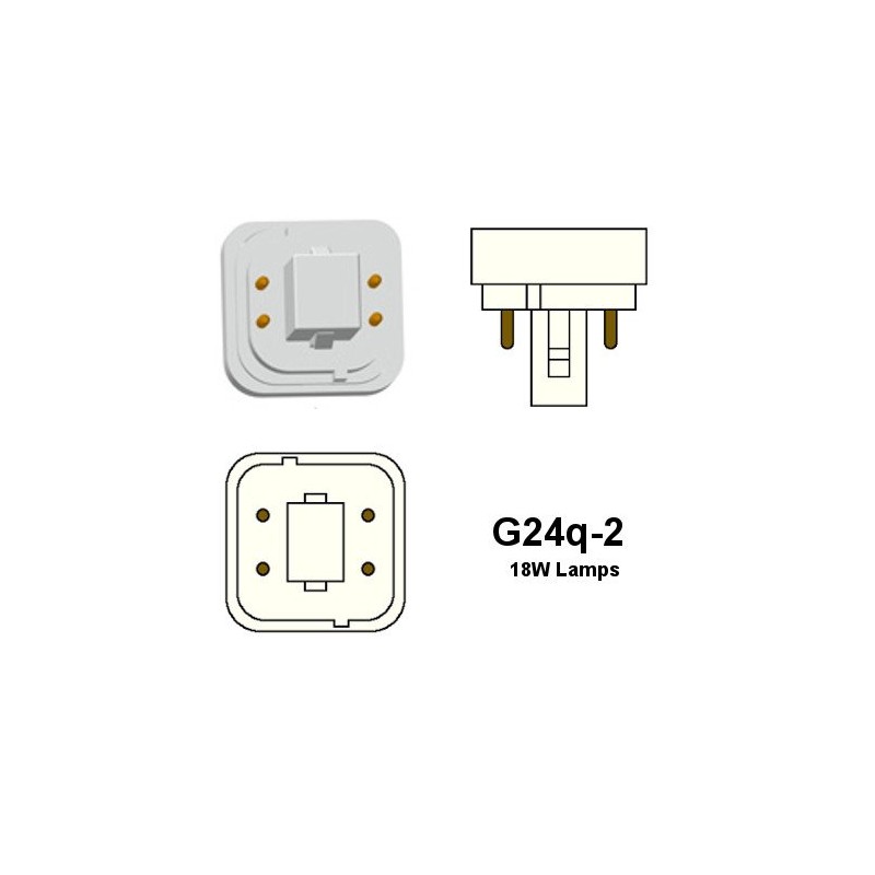 ProLume PL18D/E/50/ECO 109074 18W Double 5000K G24Q-2 PRO ECO