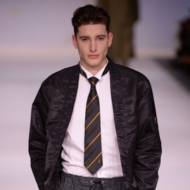 Fortuna Tokyo FT-T05 Men's Necktie, Chance Nishijin Woven Necktie, FT-T05, green (dark green)