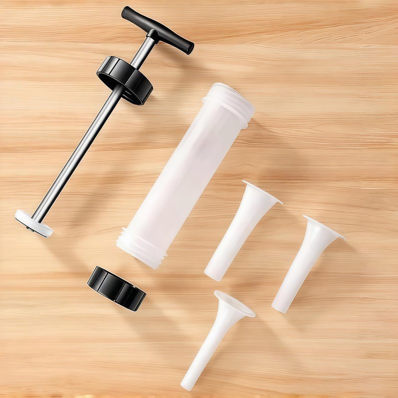 Sausage Stuffer - Homemade Manual Sausage Maker, Fast Meat Filling