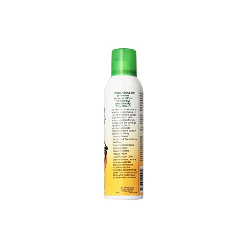 Odor Assassin Jay 124947 Odor Assassin, 6 oz, Orange