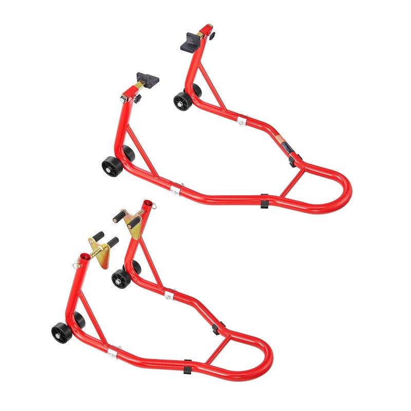 850lbs Capacity Motorcycle Stand Lift Front & Rear Combo with