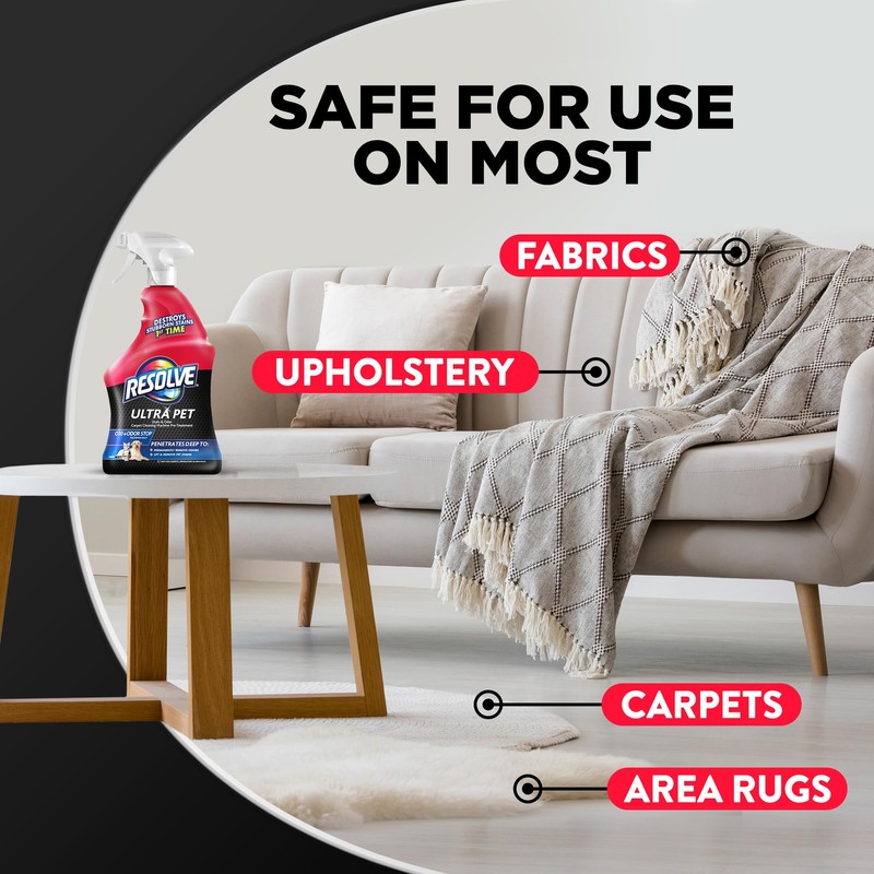 Resolve Ultra Pet Odor and Stain Remover Spray – Carpet