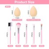 6 Pieces Mini Puff And 5 Pieces Makeup Brushes, Makeup