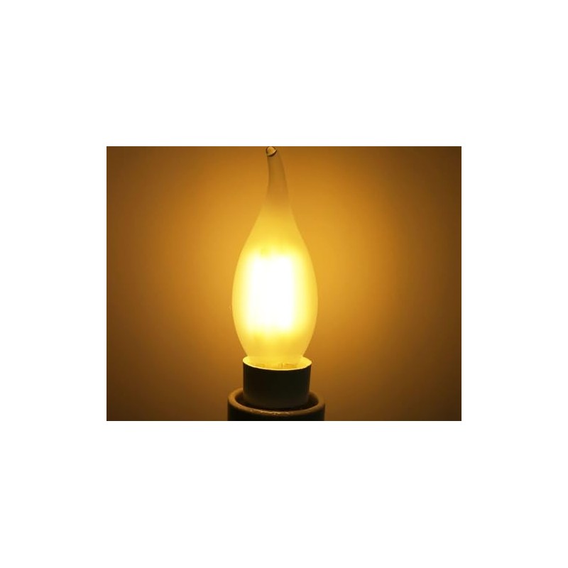 Lamsky Chandelier LED Light Bulbs 40W Equivalent E26 Base,Dimmable 4W