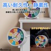 RYOHIN Lab. Alarm Clock, Table Clock, Kids, Loud Volume, Colorful,
