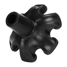 KOMBIUDA Non- Crutch Foot Cover Hexagonal Crutch Pads for Outdoor Use Easy to Install for Seniors for