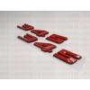 cdbk (2pc) Red Black 345 Badge Emblem for MOPAR HEMI