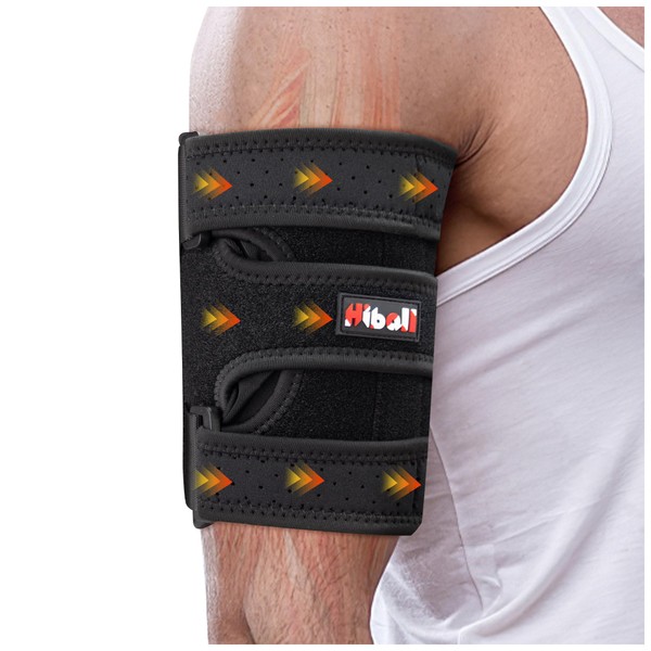 Hiball Triceps & Bicep Tendonitis Brace, Upper Arm Compression Sleeve