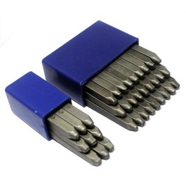 Oudtinx Number and Letter Stamp Set (36 Piece Punch Set/A-Z & 0-9) Industrial Grade Hardened Carbon Steel Metal - 1/16" (1.5mm) Characters - Perfect for Imprinting Metal, Wood, Plastic, Leather, More!