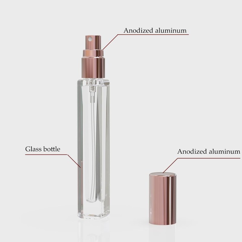 seafulee 5PCS Cologne Perfume Atomizer Empty,10ML Mini Perfume Bottles Refillable