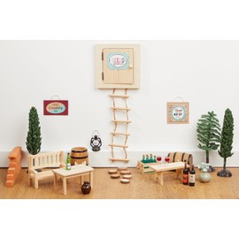 Gnome Set "Table, Bench & Chair"