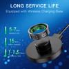Smart Ring with Display Screen Health Tracker and Touch Button,