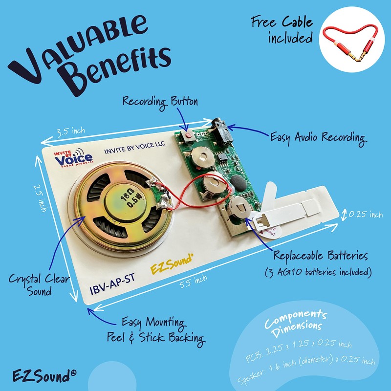 EZSound Module for DIY Audio Cards - Easy to Record