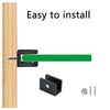 Pack of 12 Adjustable Glass Brackets, Aluminium Alloy Glass Clamp