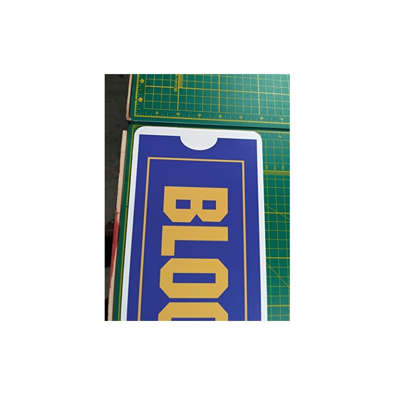 Sign Blockbuster Aluminum Display 6" x 24"