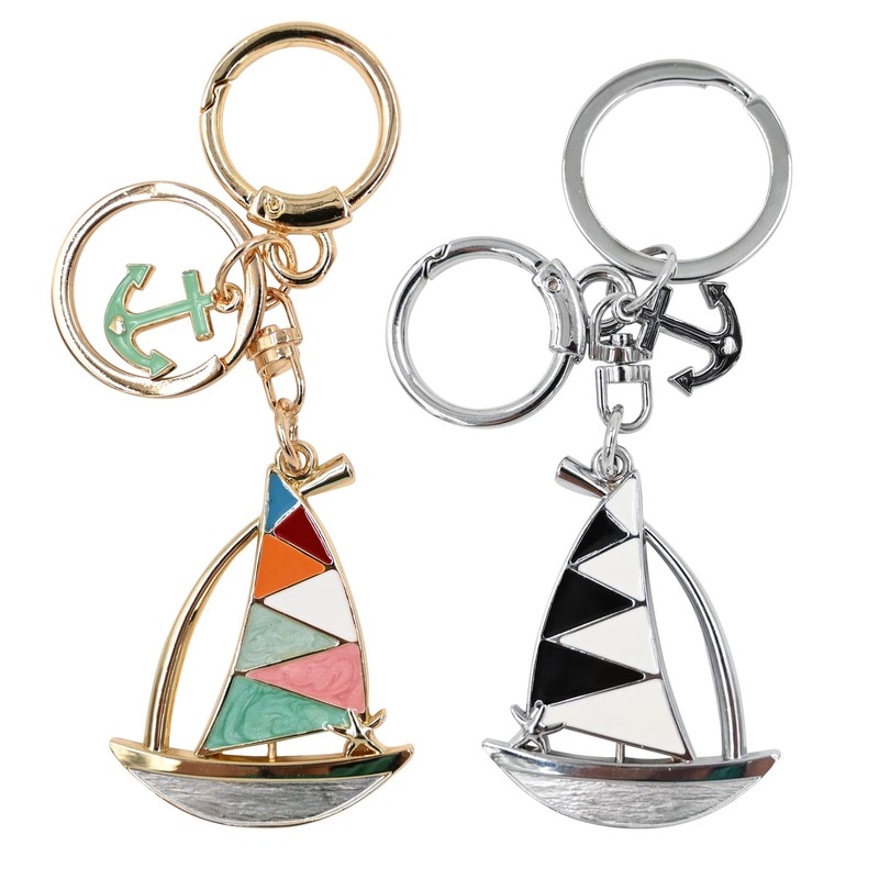 LaKon Lacon Fashionable Ship State Key Chain Metal Beautiful Gift