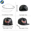Underground Kulture Paint Collection Eagle Snapback Baseball Cap Black