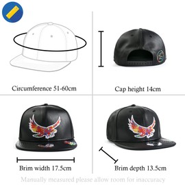 Underground Kulture Paint Collection Eagle Snapback Baseball Cap Black