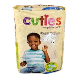 First Quality Cuties Complete Care Baby Diapers, Size 7