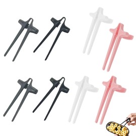 8Stück Fingerstäbchen für Gamer,Stäbchen zum Essen,Snack Fingerstäbchen,Gaming Gadgets,Hand-Free Snack Finger Chopsticks,Gaming-Snack-Essstäbchen,Essstäbchen Hilfe Gamer,Faule Hilfsstäbchen Kunststoff
