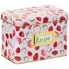 C.R. Gibson Strawberry Fields Box Set with Dividers Recipe Cards