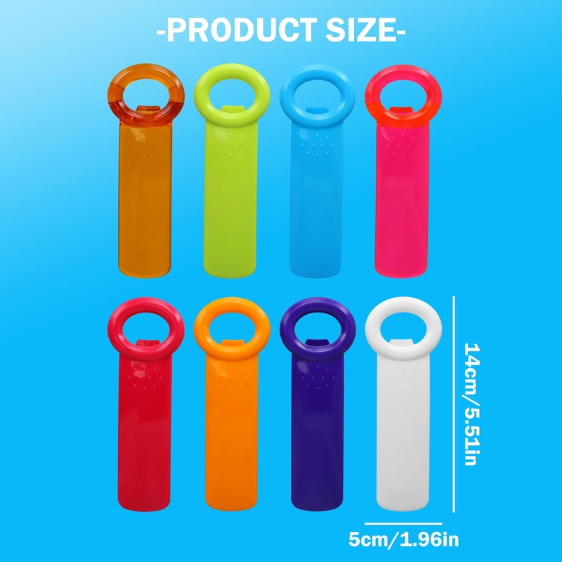 Merzio 8Pcs Easy Jar Opener, Effortless Jar Key for Seniors