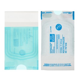 Ortho Premium Bolsas para Esterilizar Autosellantes Grado Médico, Indicador de Esterilización, Triple Sellado, 200 Piezas, Esterilidad hasta 180 Días (57mm X 100mm)