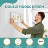 Picture Hanging Hooks with Adhesive Strips Heavy Duty - PinCute